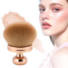 Extra Large Body Makeup Brush For Self Tanner, 2025 New Self Tanner Back Applicator, Kabuki Brush for Face Leg Bronzers Blend Self Tanning Applicator Makeup Brush (Rose Gold 1pcs)