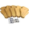 Pack of 10 Roe Buck Horns Board 19x12 in the