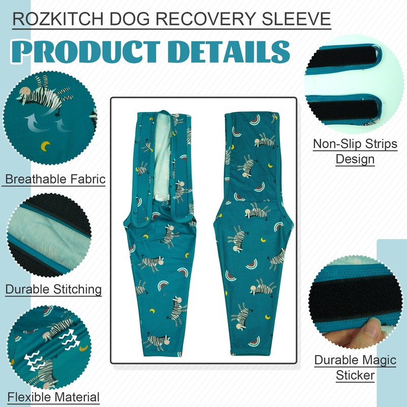 ROZKITCH Dog Wound Cover for Front Right Left Leg, Pet
