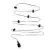 Holiday Ornament USB 12 Power Outlets Extension Cord, 10-feet Long,