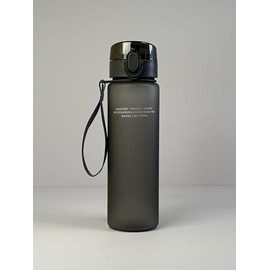 Xingdianfu Sports Water Bottle 400 ml, 560 ml Drinking Bottle, Leak-Proof, Fitness Water Cup, Outdoor Water Bottle, Sippy Cup Cup Water Glasses (Grey, 560 ml)