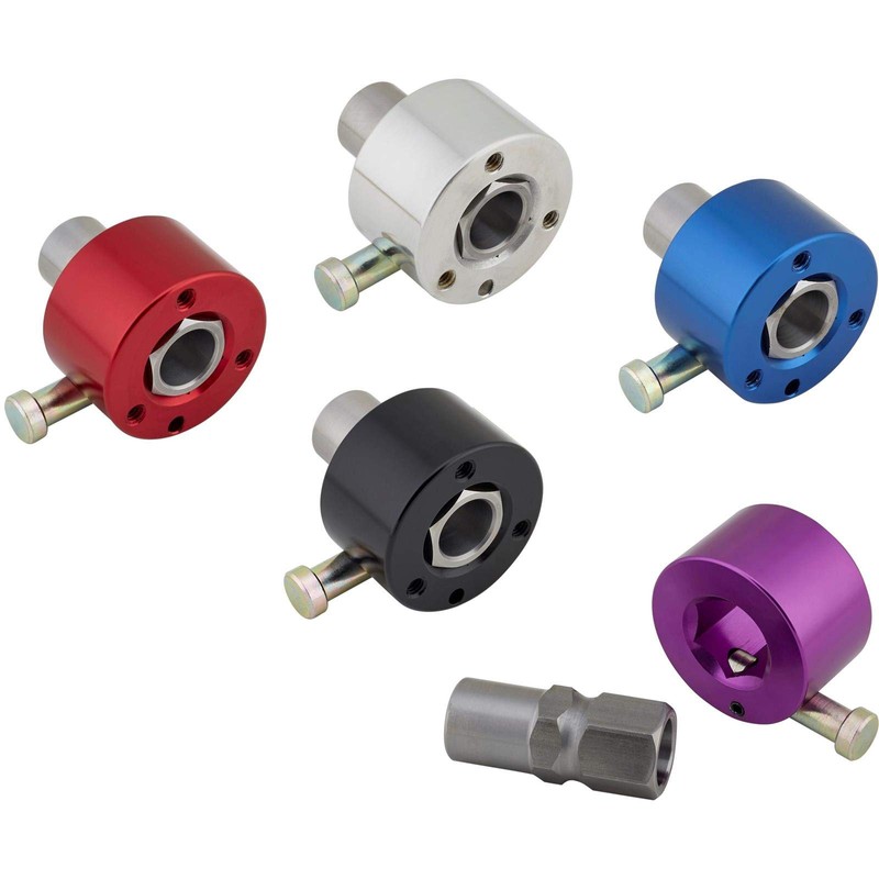 Hex Steering Wheel Quick-Release Assembly, 3/4 Inch, Purple