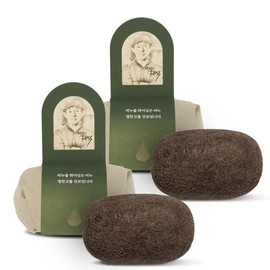 Cloth Soap Soap Jeongango Soap, 100g, 2 packs / 천비누솝 정안고 비누, 100g, 2개입