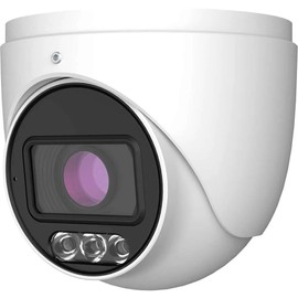 Titanium IP-5IRD4C25-MZ 4MP Full Color Dual Illumination Turret Network Camera, 4MP @30fps Motorized 2.8-12mm Lens White Led True WDR VCA Built-in Microphone SD Slot Security IP PoE Camera