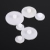 19pcs Plastic Gears Set Kits Motor Gear Set Parts for