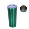 2‑Layer Green Insulation Bottle Stainless Steel Vacuum Bottle for Travel