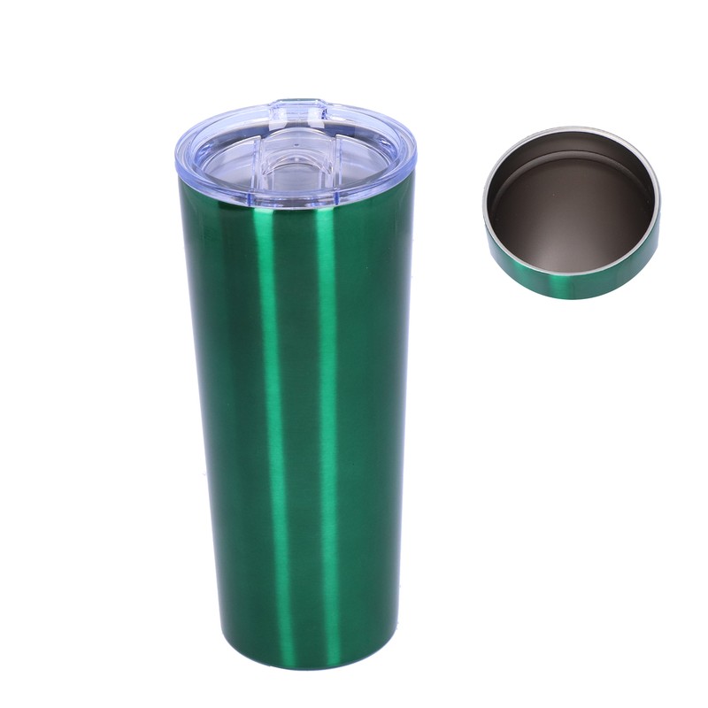 2‑Layer Green Insulation Bottle Stainless Steel Vacuum Bottle for Travel