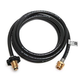 GrillSpot Propane BBQ Gas Grill Adaptor Hose for Small Grills - Universal Barbecue Accessory (10 Foot)