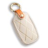 Hontumax Premium Leather 7-Button Key Fob Cover Case for Genesis