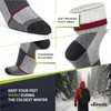 Alvada Merino Wool Hiking Socks Thermal Warm Crew Winter Boot