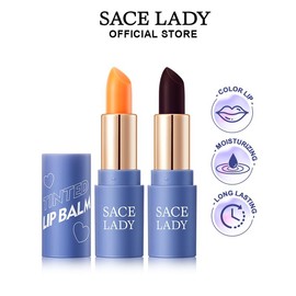 SACE LADY Tinted Lip Balm Moisturized Lasting Waterproof Lip Stain Magic Color Changing Pigmented Lipstick - Color: #01