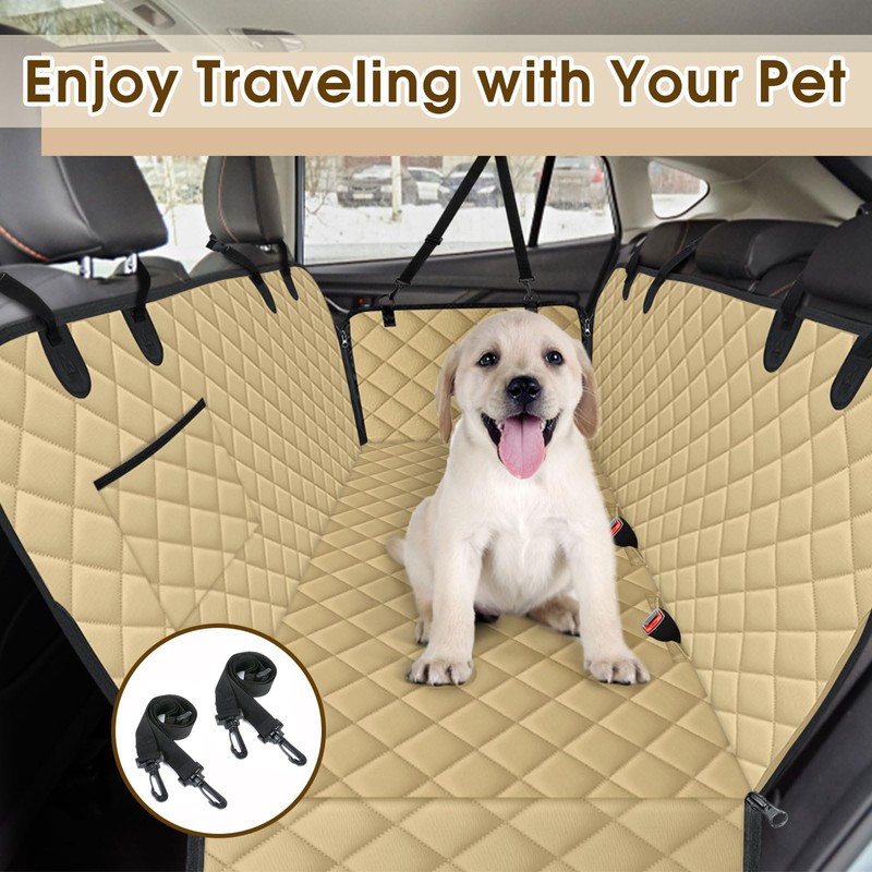 NECKORY Dog Car Seat Cover, Durable Waterproof Scratch Proof Nonslip