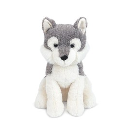 MON AMI Yukon The Husky Stuffed Animal – 12”, Hand Crafted & Adorable Stuffed Toy Animal Gift for Little Girls or Boys, Baby, Toddlers and pre-School Kids, Perfect Party Favor & Birthday Gifts