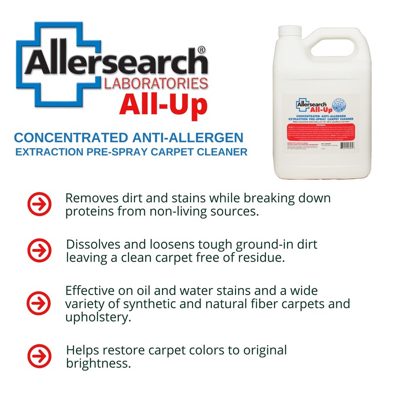 Allersearch All-Up Concentrated Anti-Allergen Carpet Spot Spray 1 Gallon (128