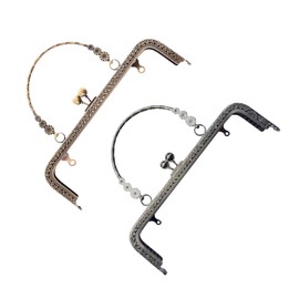 COHEALI cerradura de bolsa cerradura del marco del bolso marco de la bolsa marco de bolso de metal monedero bolso marco en relieve Accesorios