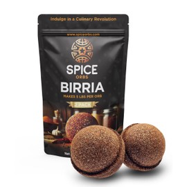 SPICY Birria Spice Orbs - 2 Pack - Instant Pot Large Spicy Birria Bomb - Made in USA - Just Add Water, Meat, & One Spice Orb