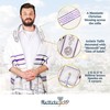 HalleluYAH Messianic Tallit Prayer Shawl 72"x 22" with Bag For