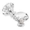 Cauldham 25 Pack Premium Glass Crystal Kitchen Cabinet Knobs Pulls
