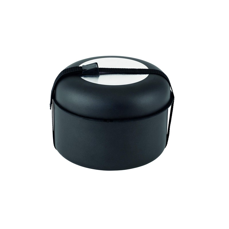 Brunner Campingartikel Aluminium PaN with diameter 24 CM Red -