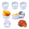 Molde Para Hornear Pasteles Extraíble 10 Piezas * 10 Cm