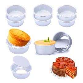 Molde Para Hornear Pasteles Extraíble 10 Piezas * 10 Cm