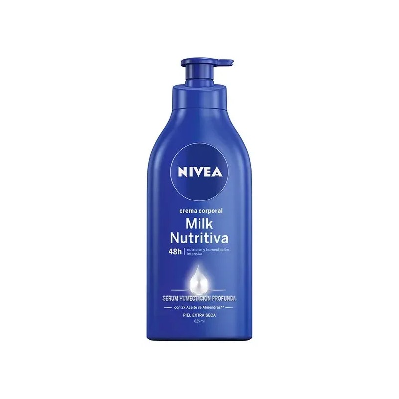 Crema Corporal Milk Nutritiva extra seca 625Ml Nivea