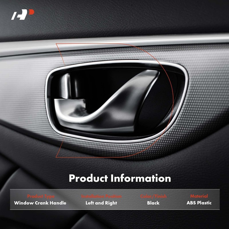 A-Premium 2Pcs Window Crank Handles Driver Passenger Compatible with Chevy,