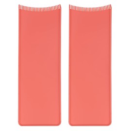 Pack of 2 Balayage Highlighting Board Hair Colour Paddle Board Hair Highlighting Tools Hair Colour Board for Balayage Tint Hairdresser Salon, Orange