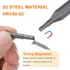 HARFINGTON 10pcs H1.5 Hex Screwdriver Bit 5/32" Hex Shank 28mm