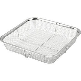 ミネックスメタル ステンレス ミニ角ざる 22cm AMN02005