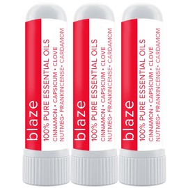 MOXE Blaze Nasal Stick | Calming Comfort + Mental Balance | Thieves Oil Inhaler Provides Soothing Spicy Sensation | Aromatherapy Inhaler with 100% Pure Essential Oils, Frankincense (3 Pack)