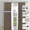 Brushed Nickel Double Curtain Rods 72 to 144 Inches, Decorative