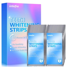 Teeth Whitening Strips 14 Treatments, Enamel Safe White Strips for Teeth Whitening, Deep Stains Removal, Whitening Without Sensitivity, 28 Strips