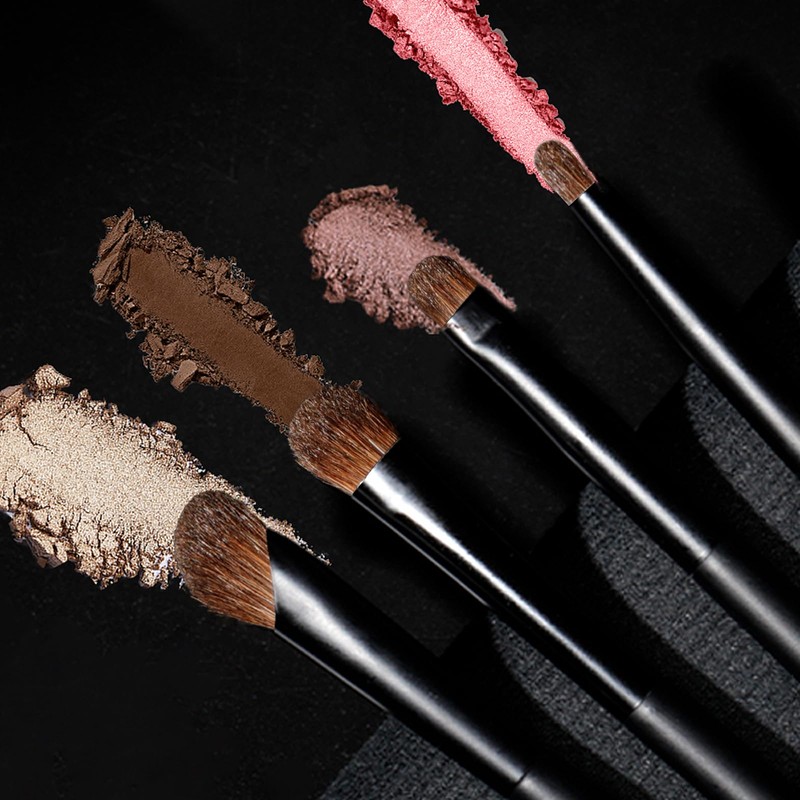 MSQ 8 PCS Eye Makeup Brush Set Angled Brush Precision