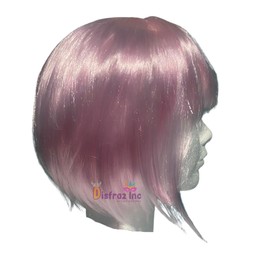 Peluca Corta Lacia Fiestas Cosplay Cabello Colores Disfraz (Cafe)