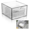 cobee Disposable Face Towel Holder, Acrylic Face Towel Storage Box