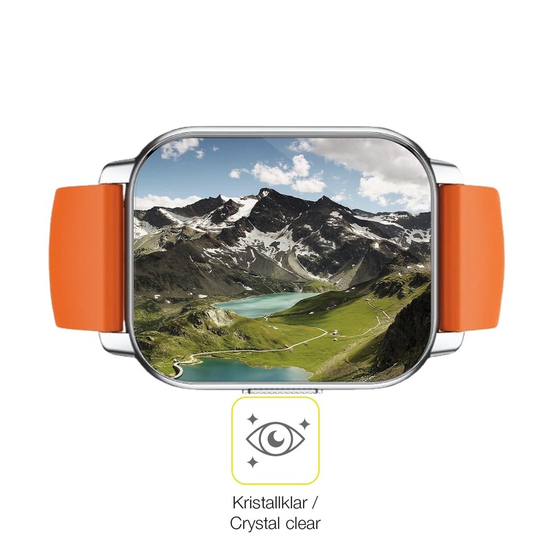 dipos FLEX 2x Schutzfolie klar passend für Poonur Y6 1.95