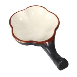 Operitacx Plastic Calligraphy Brush Holder Sturdy Ceramic Ink Plate for Artists Portable Art Supply for Painting and Drawing