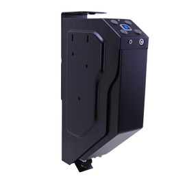 Mounted Gun Safe, Biometric Pistol Safe Fingerprint and digital Password code safe box, for Nightstand Wall Mount Bedside Desk Vehicle Bed