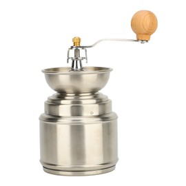 Manual Coffee Grinder Stainless Steel Solid Wood Hand Coffee Bean Mill for Making Coffee