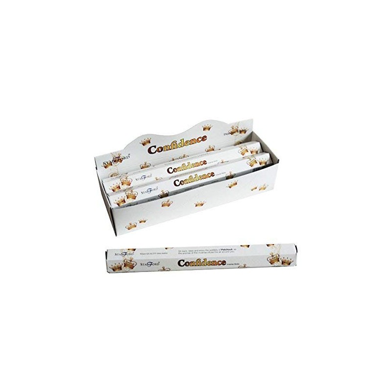 STAMFORD INC. 37512 Confidence Incense Sticks, 20 Sticks x 6
