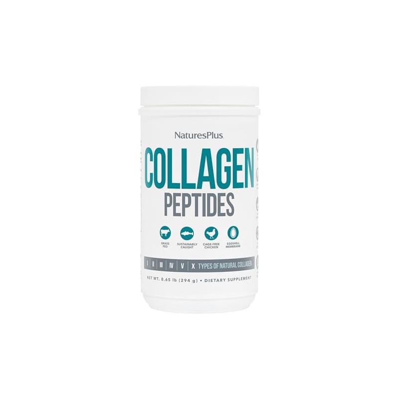 NATURES PLUS PEPTIDOS DE COLAGENO EN POLVO 294 G SIN