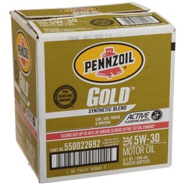 Pennzoil 550042582 Motor Oil Lubricant, 1 Quart