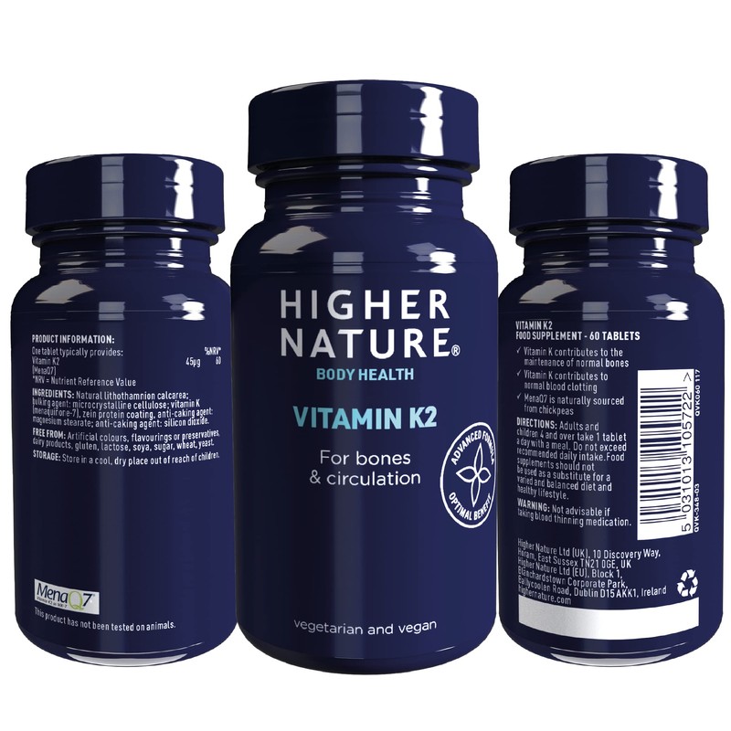 Higher Nature - Vitamin K2 One A Day - Bone