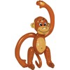 Sparkles Partyware Inflatable Monkey - 23"/58cm Tall Brown Inflatable Monkey