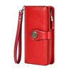 Travelambo Women's Wallet RFID Blocking Wristlet Clutch Purse with Large