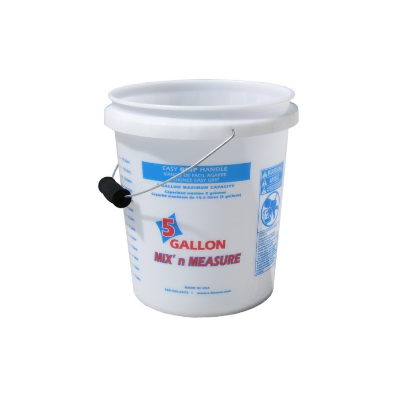 Encore Plastics 56511 Mix 'N Measure Plastic Pail with Foam