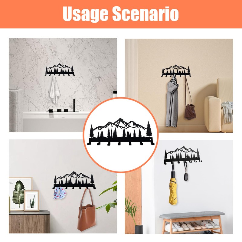 Metal Key Holder for Wall Mounting, Key Holder for Wall,