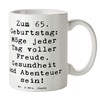 Mr. & Mrs. Panda Tasse Spruch 65. Geburtstag - Geschenk,