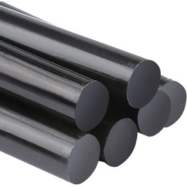 10pcs Hot Melt Glue Sticks Hot Melt Glue Stick 200x11mm Black Hot Melt Glue Sticks for Bodywork Dents Repair Remover Craft DIY Home Office Projects